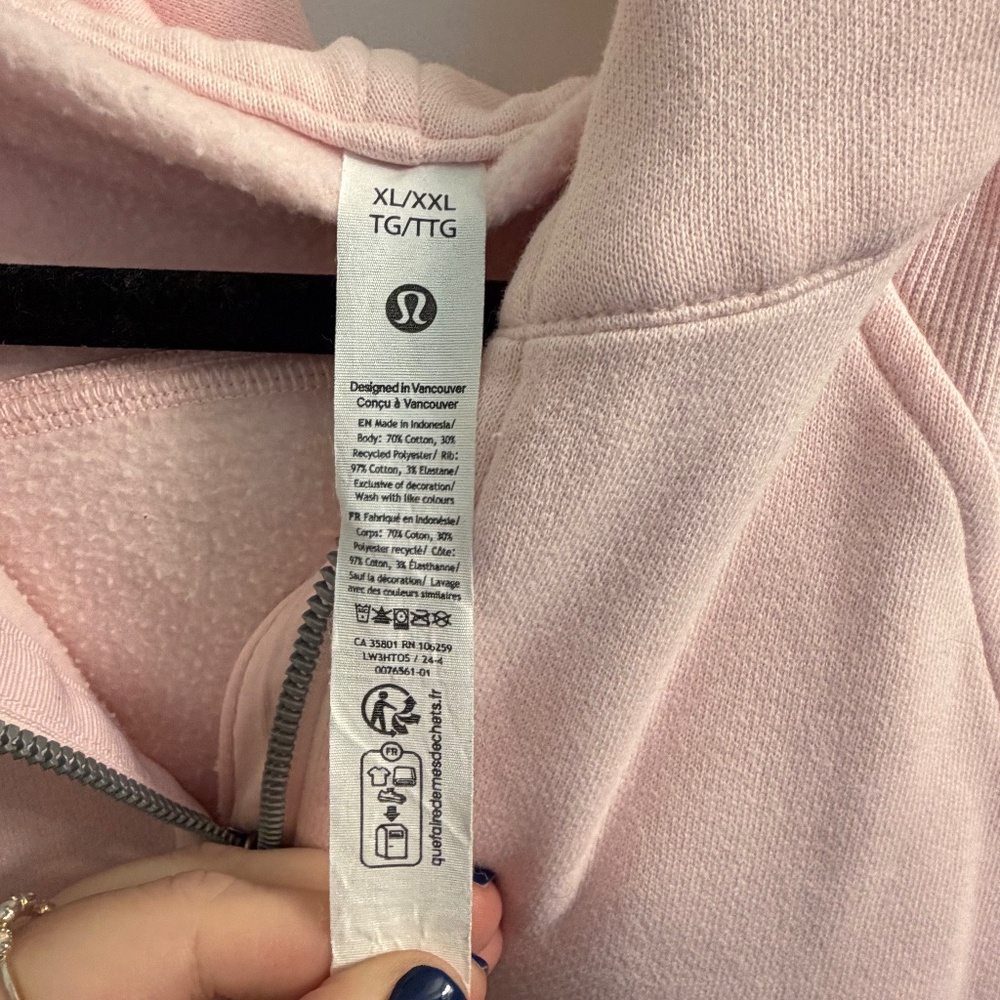 ❌ SOLD ❌ Rare Lululemon Funnel Neck Cropped Scuba Size XL/XXL - Picture 4 of 6